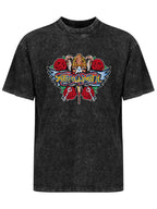 Aerosmith Winged Logo Roses and Cobras Graphic T-Shirt