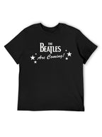 The Beatles “Are Coming!” Star Logo Graphic T-Shirt
