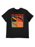 Led Zeppelin Pop Art Airship Graphic T-Shirt