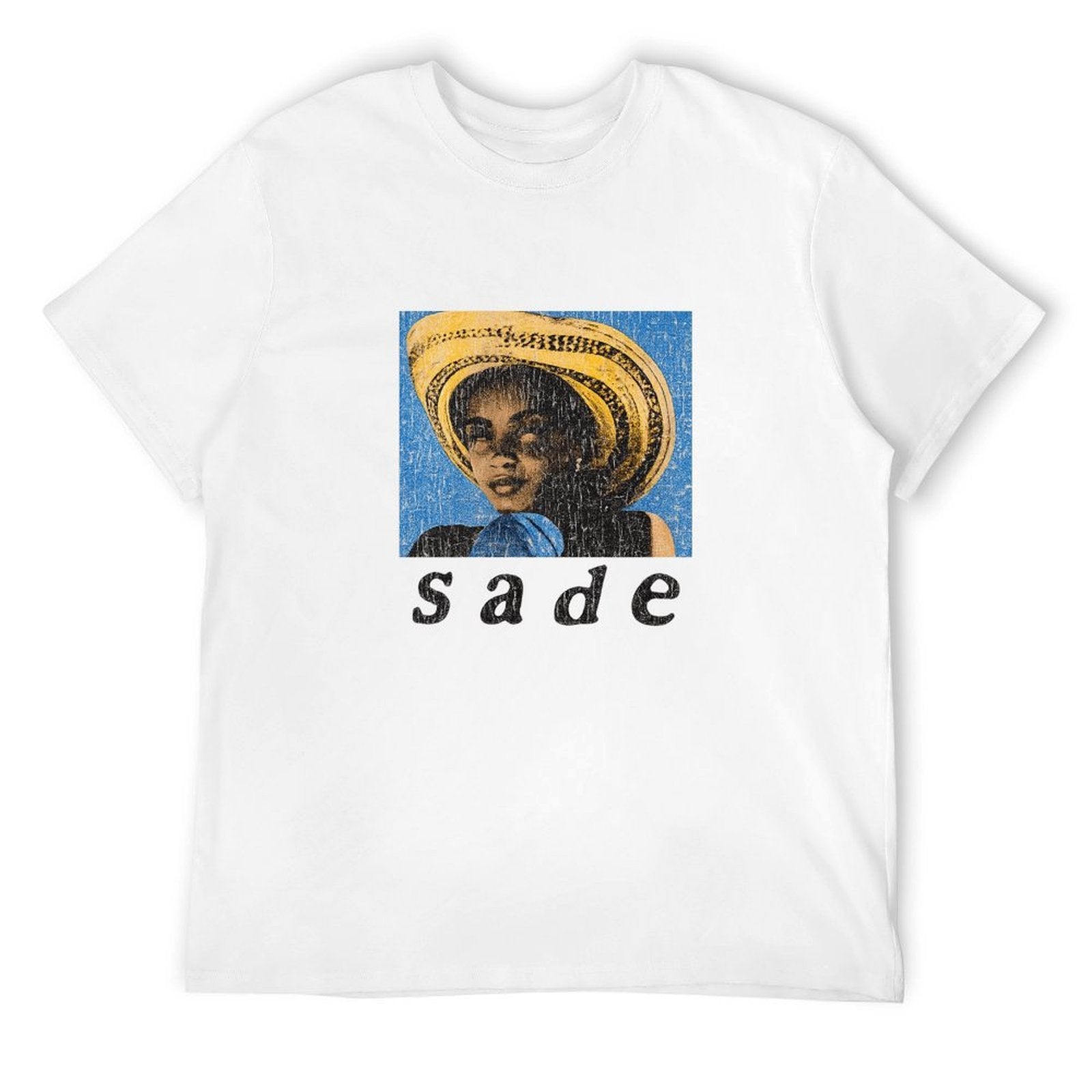 Sade Portrait Graphic White T-Shirt