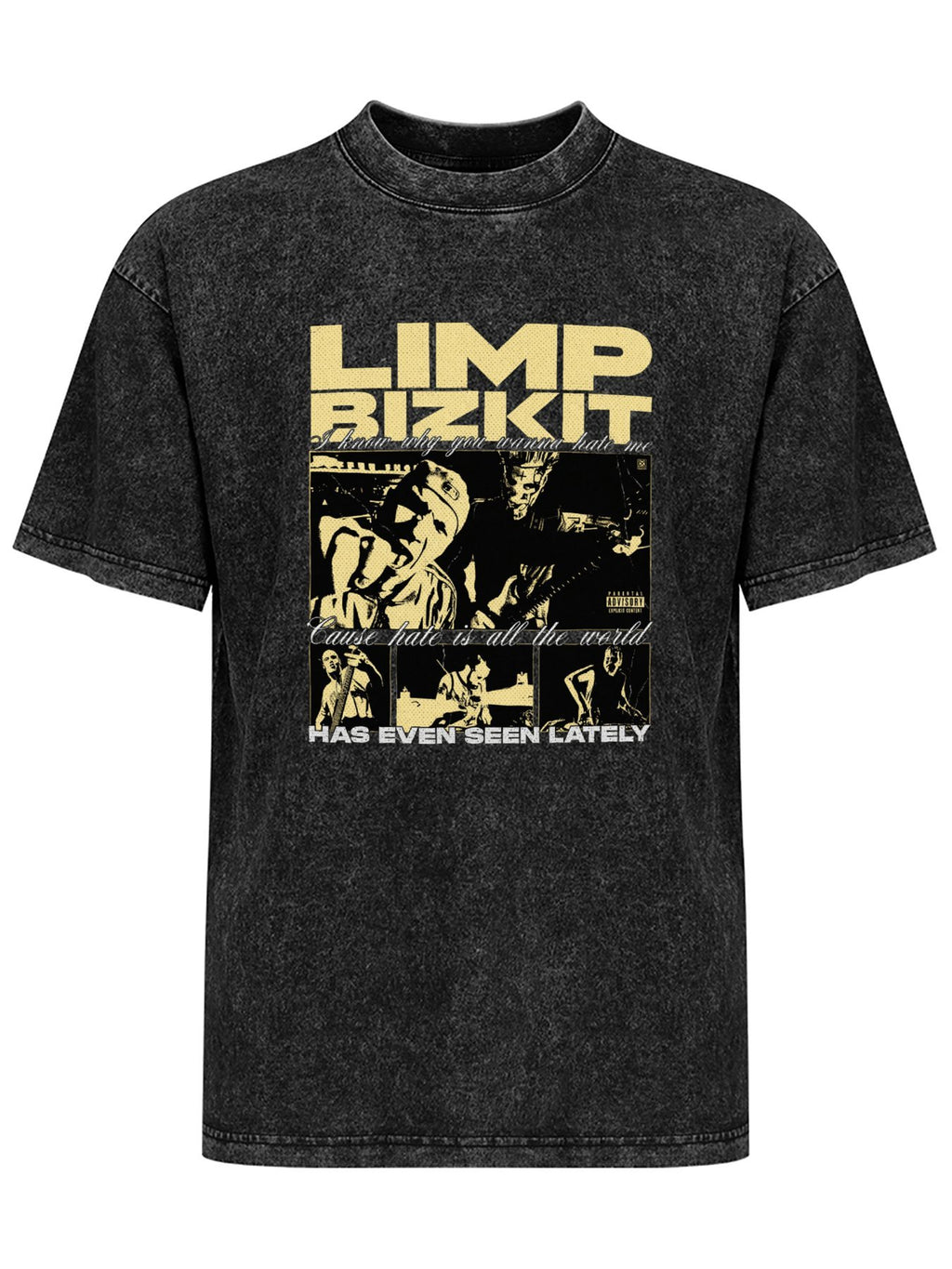 Vintage Washed Limp Bizkit Collage Graphic T-Shirt