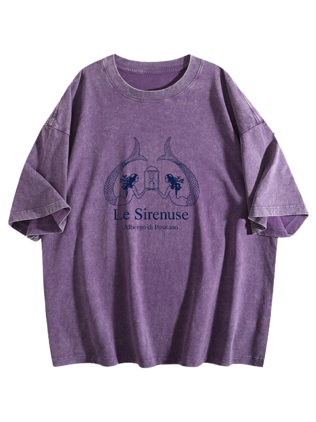Le Sirenuse Mermaid Graphic Washed T-Shirt