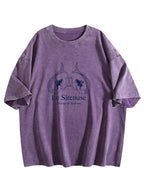 Le Sirenuse Mermaid Graphic Washed T-Shirt