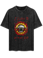 Guns N’ Roses “I Listen With My Kid” Graphic T-Shirt