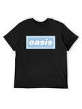 Oasis Blue Box Logo Graphic T-Shirt