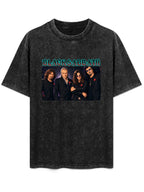 Vintage Washed Black Sabbath Band Portrait Graphic T-Shirt