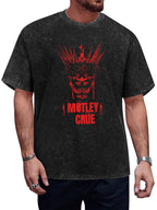 Mötley Crüe Red Samurai Mask Graphic T-Shirt