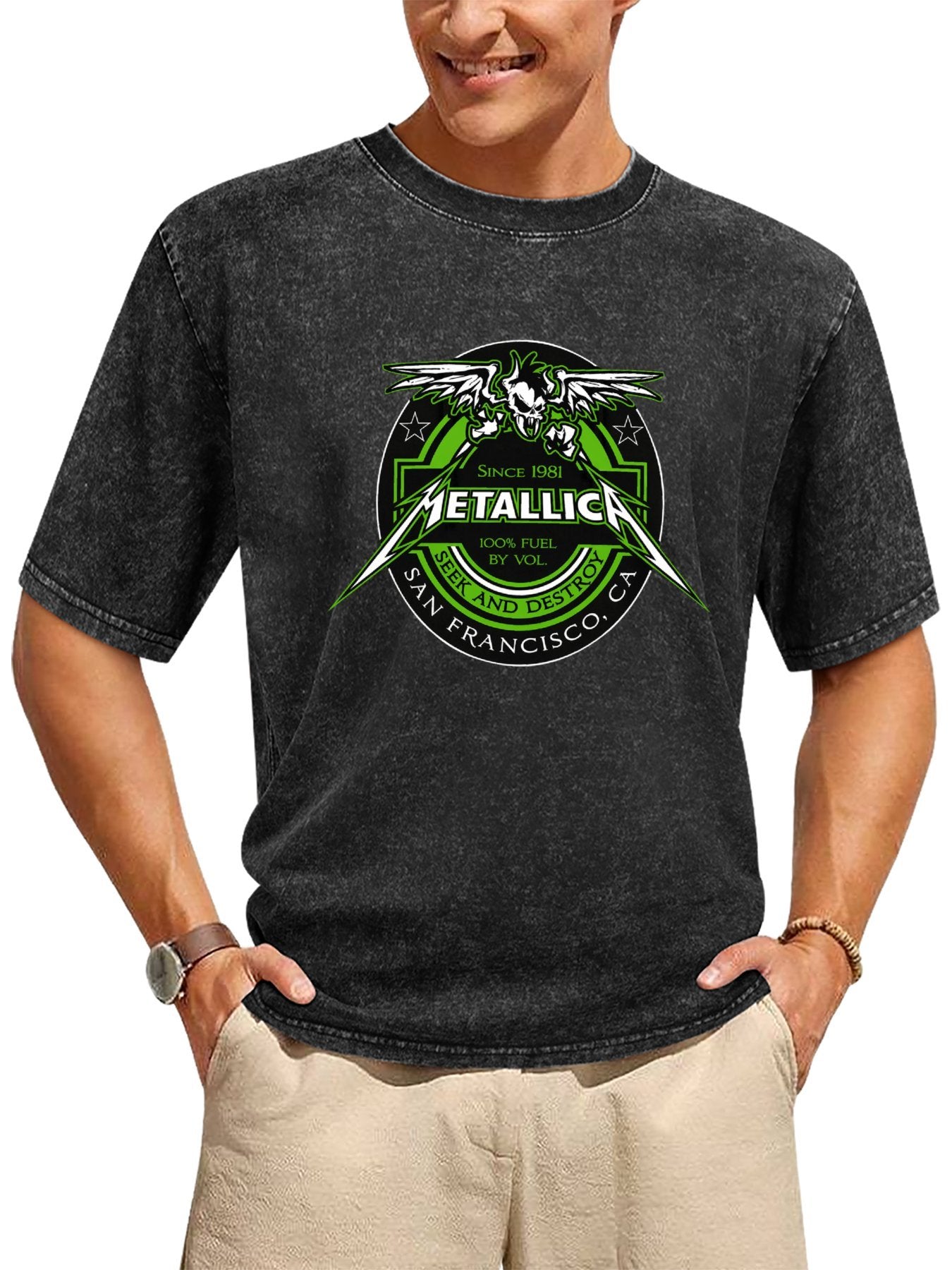 Metallica Seek and Destroy Graphic T-Shirt Secondary image