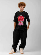 Gorillaz Pink Neon Sign Graphic T-Shirt