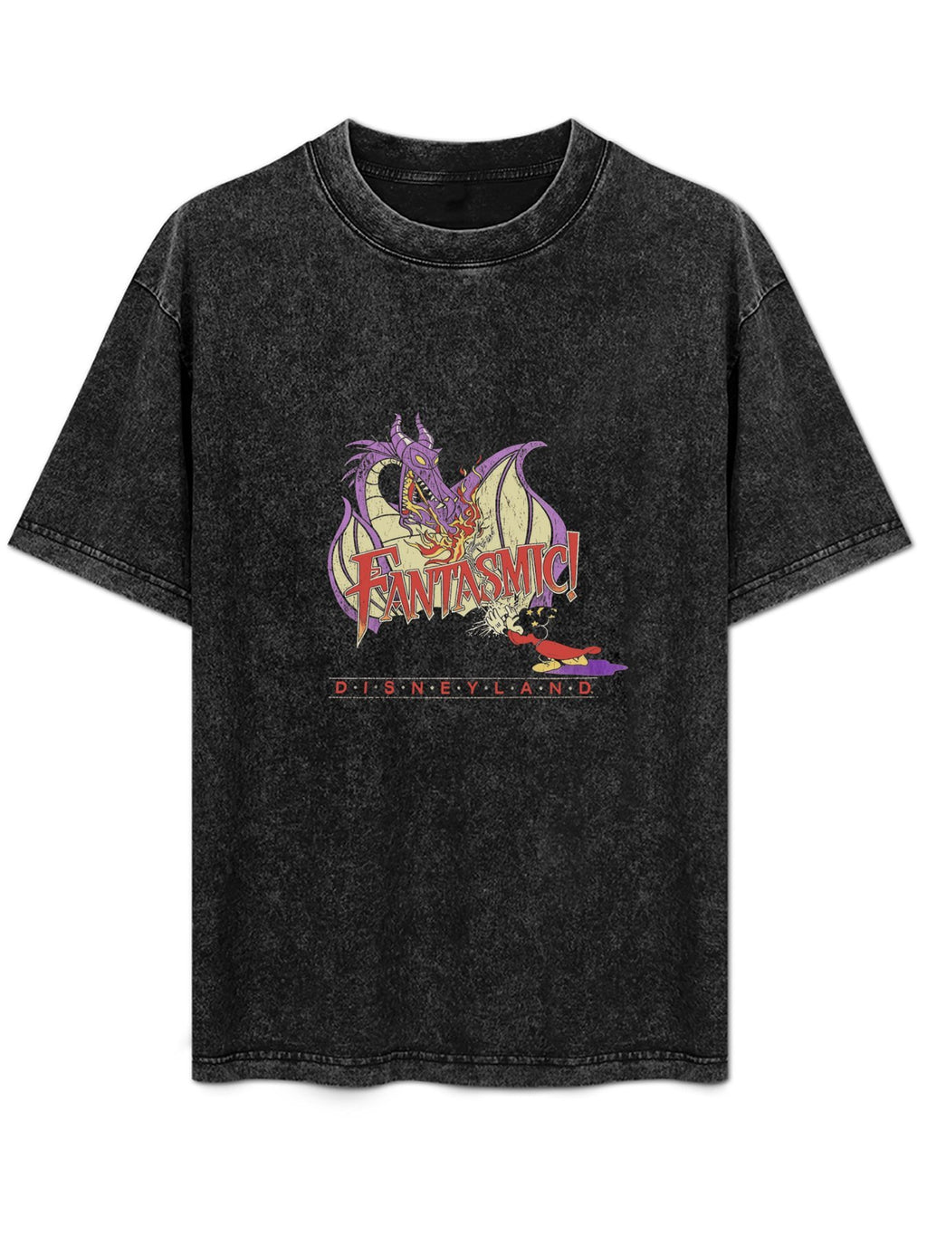 Fantasmic Dragon Washed Graphic T-Shirt