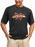 Green Day Distressed Red Logo Graphic T-Shirt