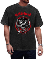 Vintage Washed Motörhead Warpig Chain Graphic T-Shirt