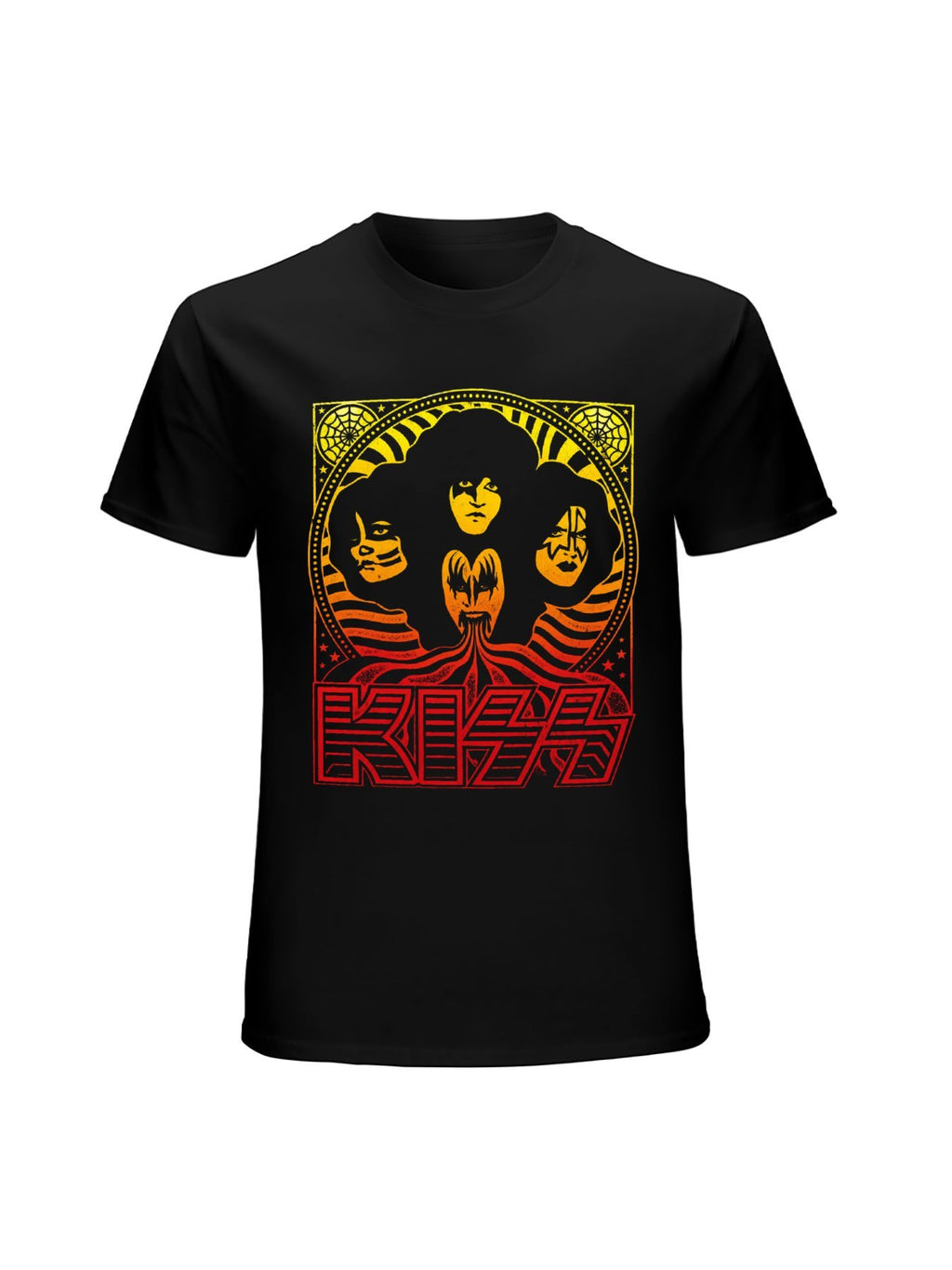 KISS Retro Portrait Poster Graphic T-Shirt
