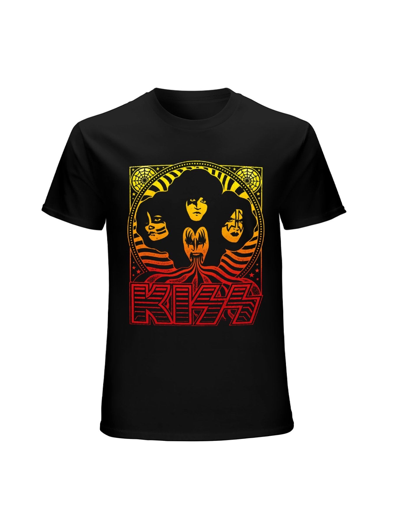 KISS Retro Portrait Poster Graphic T-Shirt