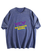 WCW World Championship Wrestling Washed Graphic T-Shirt