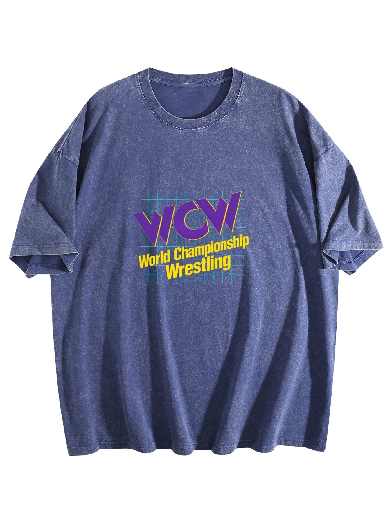 WCW World Championship Wrestling Washed Graphic T-Shirt