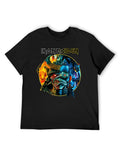 Iron Maiden Cyborg Samurai Eddie Graphic T-Shirt