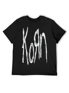 Korn White Logo Graphic T-Shirt