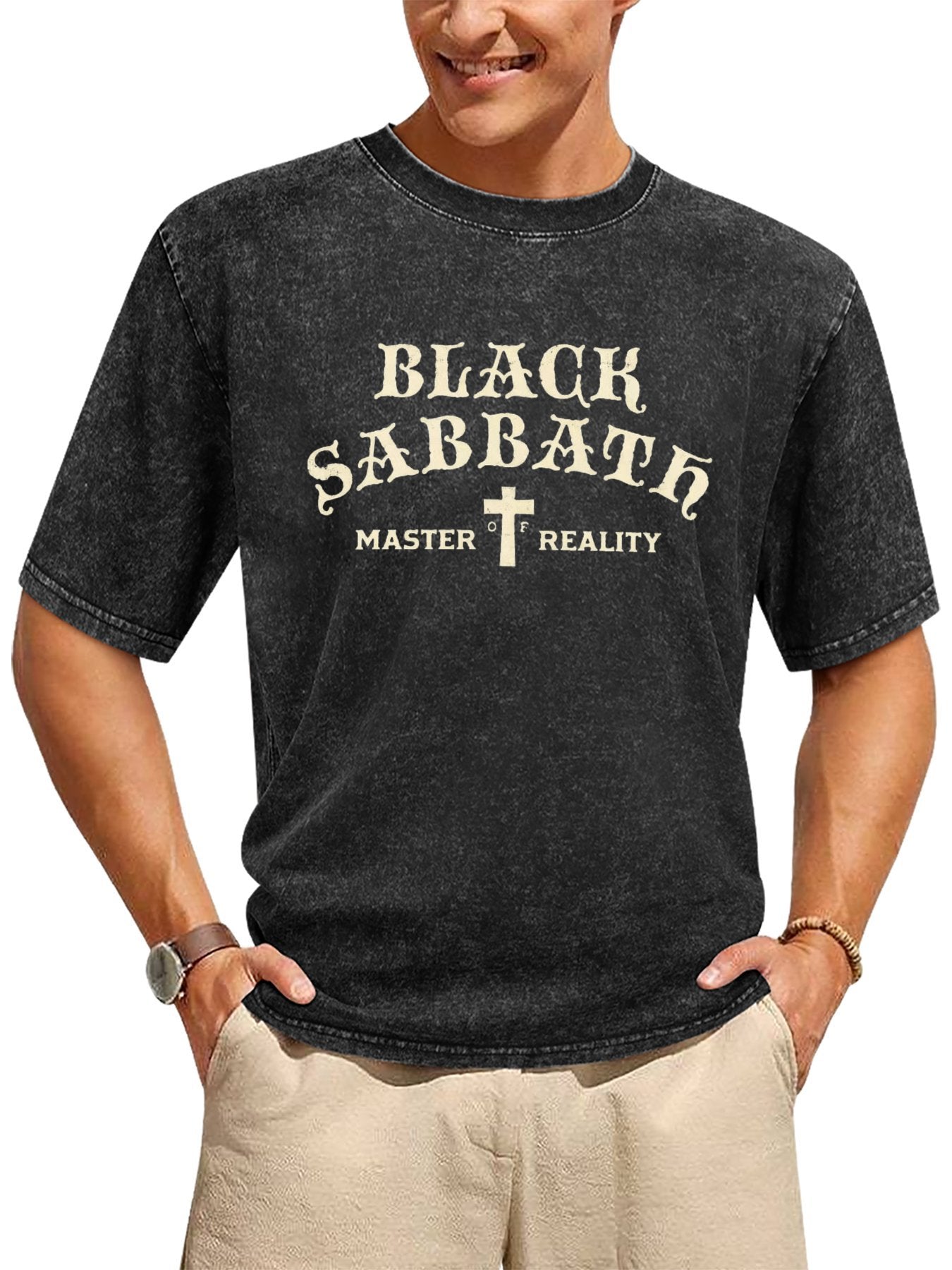 Black Sabbath Master of Reality Logo T-Shirt Secondary image