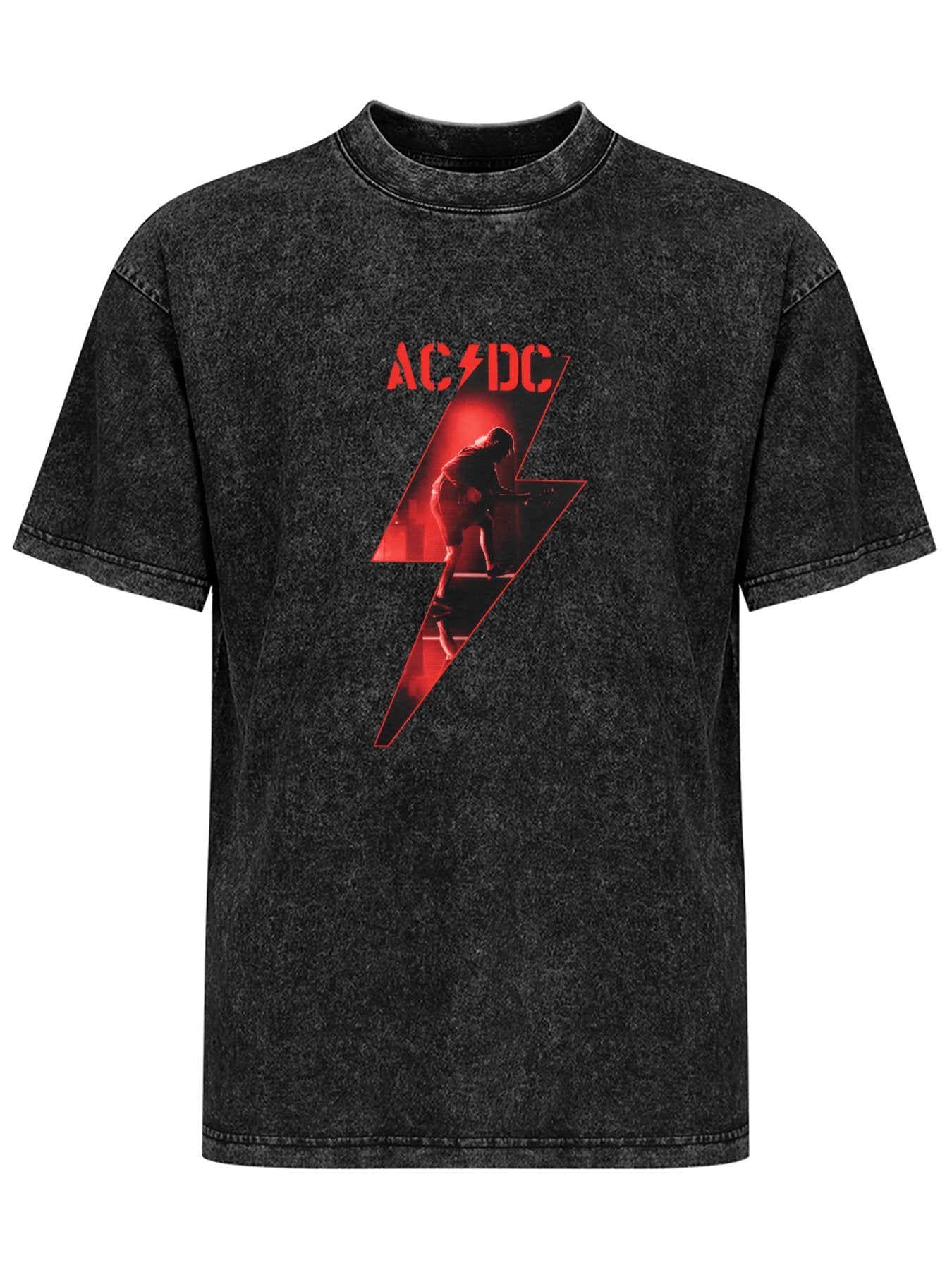 AC/DC Red Lightning Guitarist Graphic T-Shirt