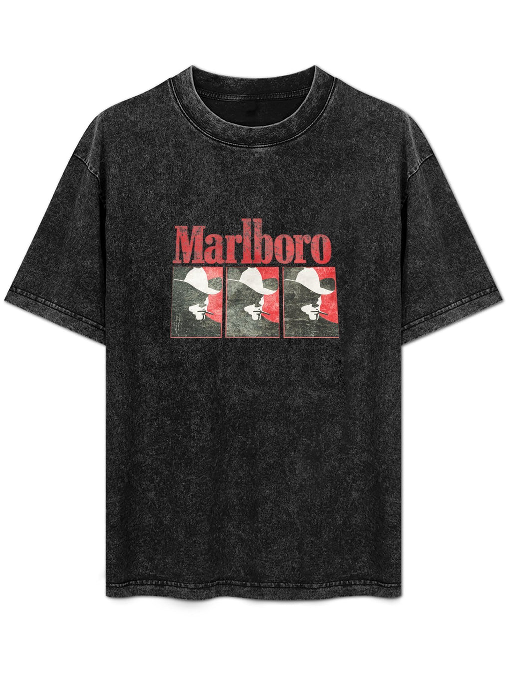 Marlboro Cowboy Graphic Washed T-Shirt