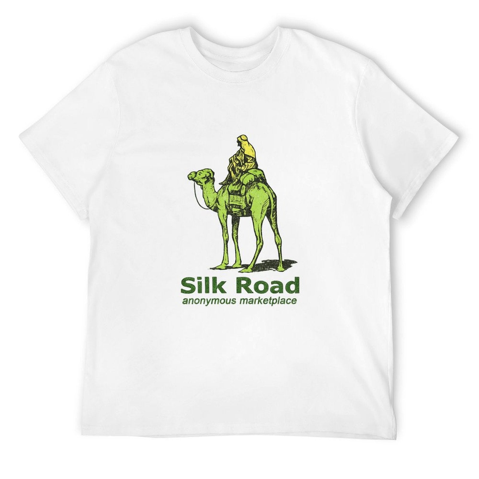 Silk Road Camel Graphic Black T-Shirt