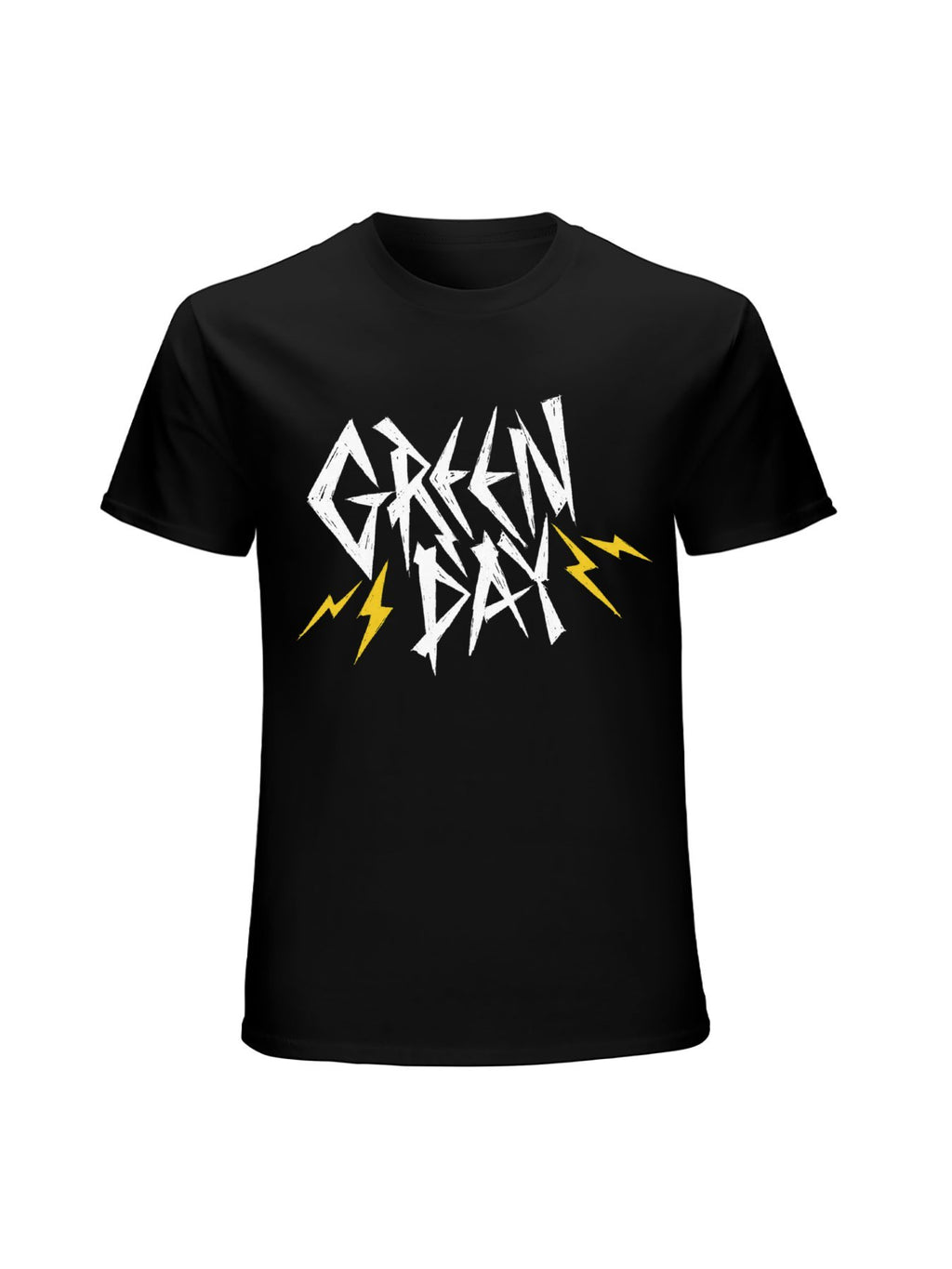 Green Day Lightning Bolt Punk Logo Graphic T-Shirt