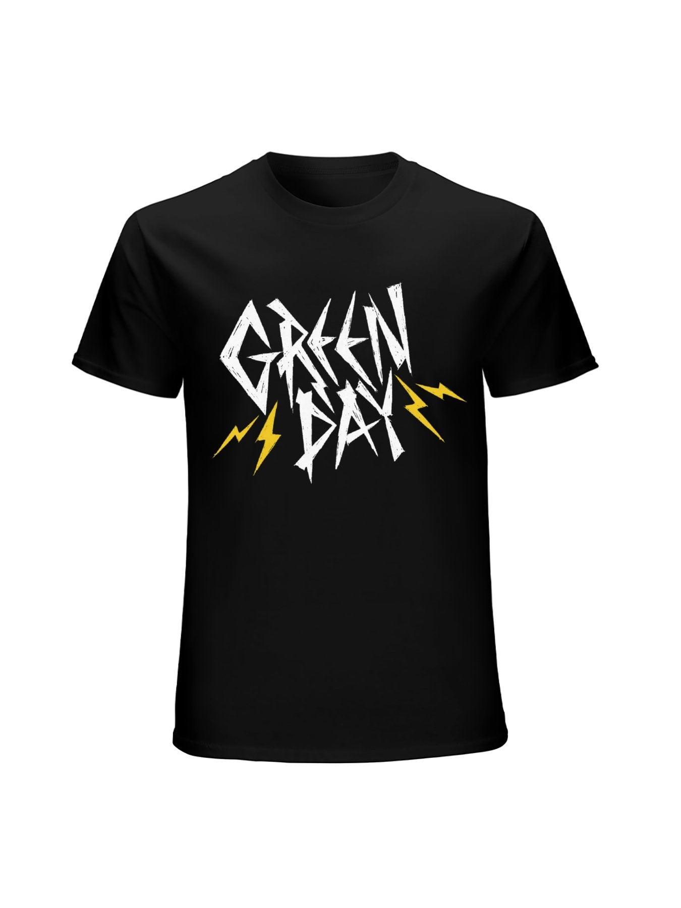 Green Day Lightning Bolt Punk Logo Graphic T-Shirt